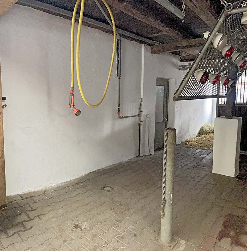 Waschplatz innen